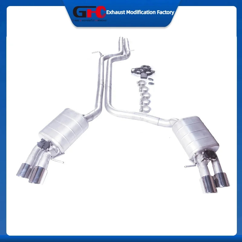 Stainless Steel Valved Cat-Back Exhaust System for Audi Q5 2009-2018