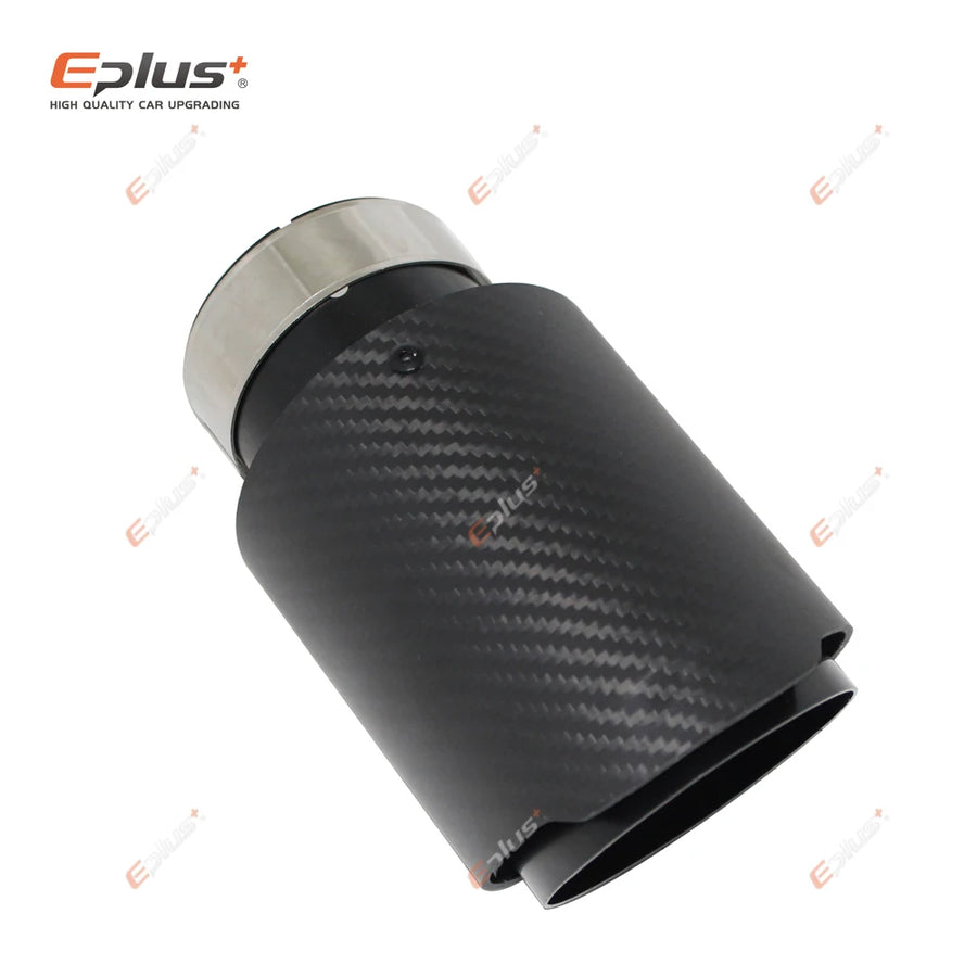 Universal Carbon-Fiber & Stainless Steel Exhaust Tip