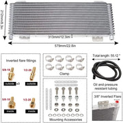 LPD47391 Heavy Duty Transmission with Mounting Hardware Performance Oil Cooler Low Pressure Drop