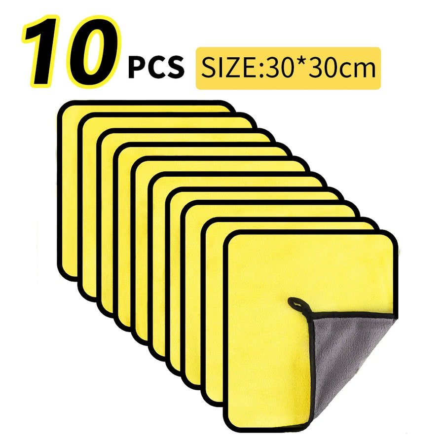 Microfiber Car Cleaning Towels – 3, 5 or 10 Pack