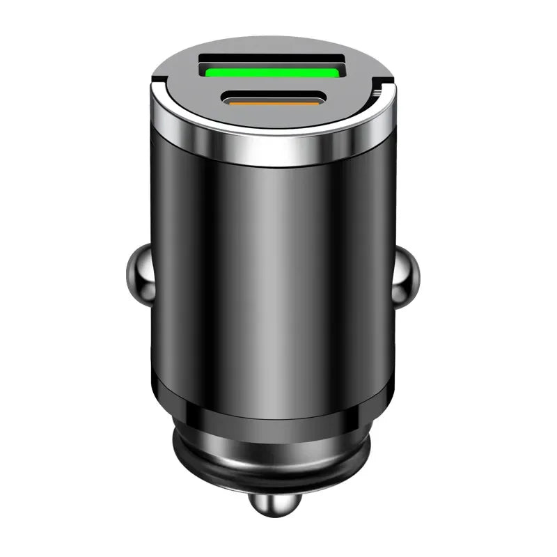 Dual-Port USB Car Charger – Multiple Fast-Charge Styles