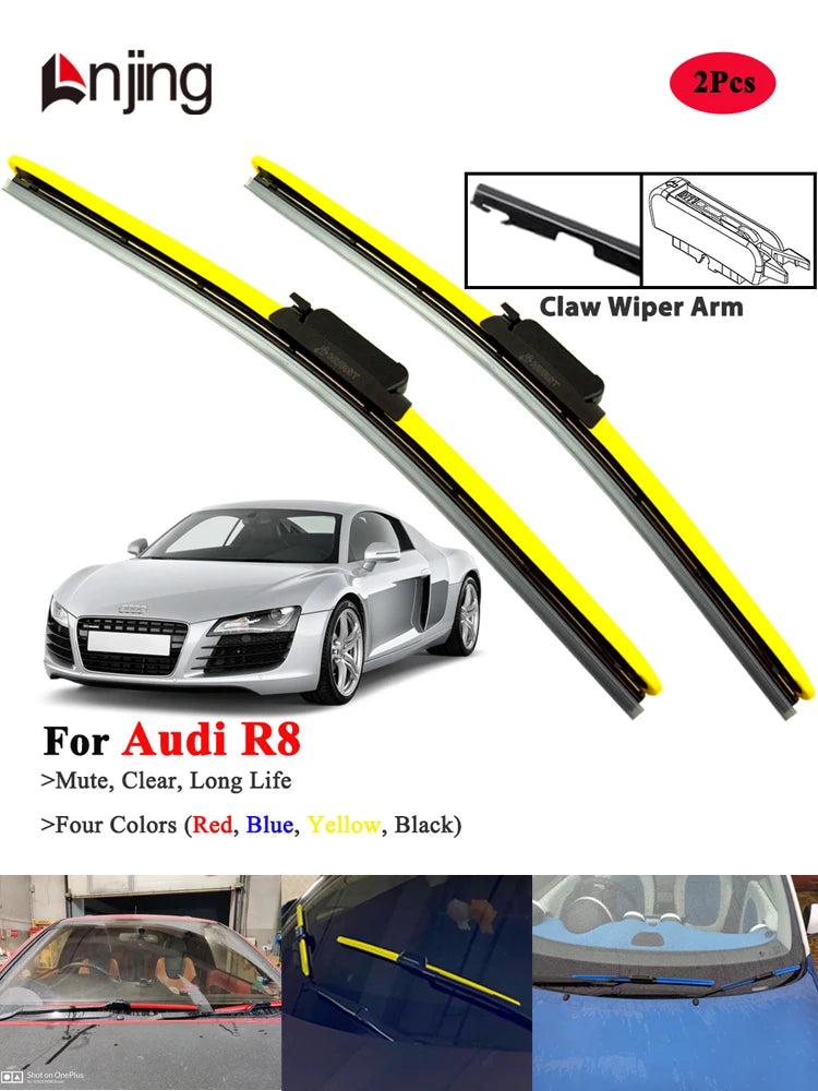 Windshield Wiper Blade Set for Audi R8 Spyder 2007-Now 2007 and Newer