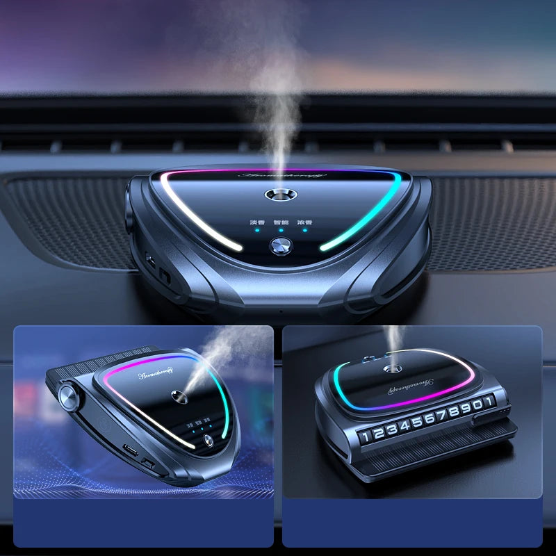 Solar-Powered RGB Car Window Ambient Light