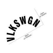 Rear Window Vinyl Decal for Volkswagen Golf and Polo – 2 Sizes