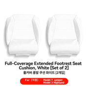 Memory-Foam Car Seat Cushion with Extended Leg Support