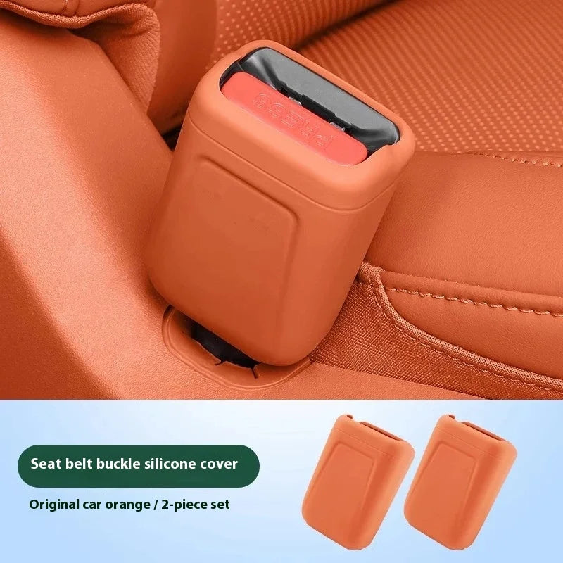 Silicone Seat Belt Buckle Protective Covers – 2-Piece Set