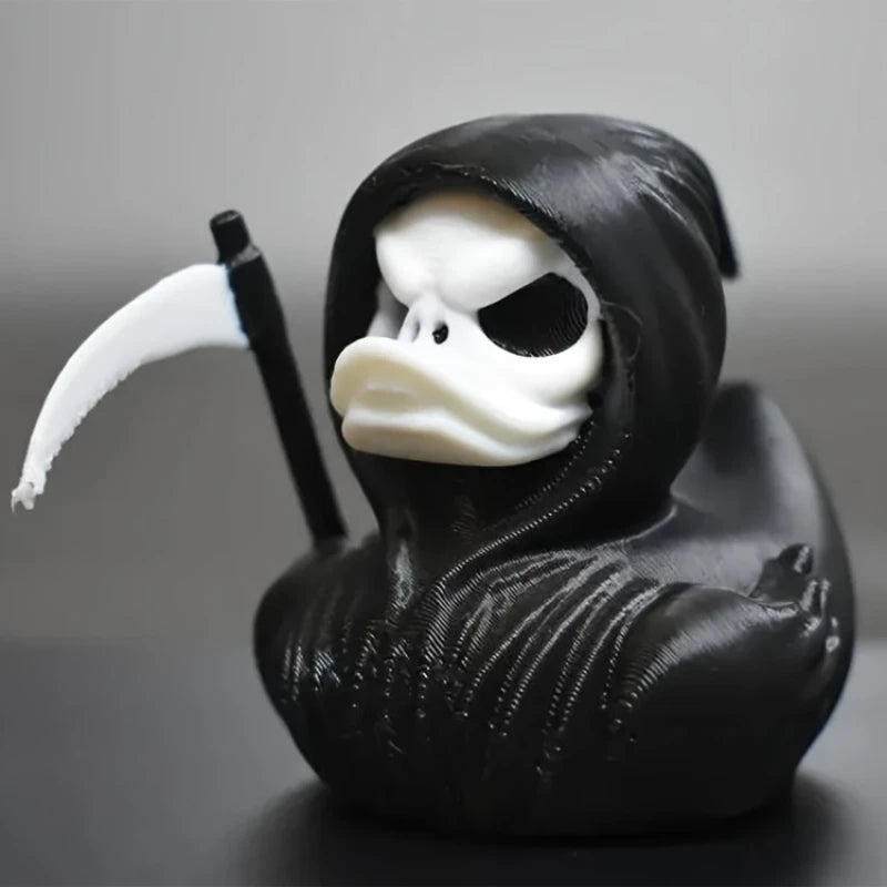 3D-Printed Grim Reaper Duck Dashboard Statue