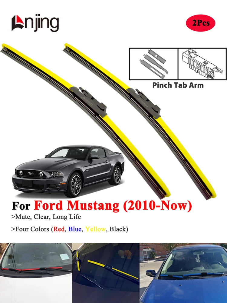 Windshield Wiper Blade Set for Ford Mustang 2010-Now 2010 and Newer