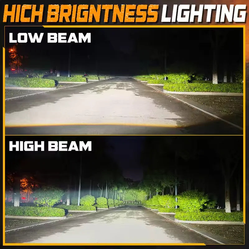 H4 LED Headlight Bulb – 6500K, CANBUS, Projector-Compatible