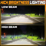 1-Piece or 2-Piece H4 LED Headlight Bulb – 6500K, CANBUS, Projector-Compatible