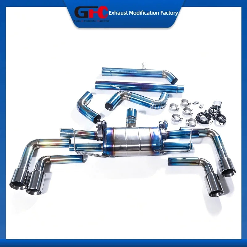 Titanium Alloy Catback Valvetronic Exhaust System for Volkswagen Golf Gti Mk7 Mk7.5 Mk8 2.0T