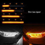 Flexible 12V LED DRL and Turn-Signal Strips – 2 Pieces