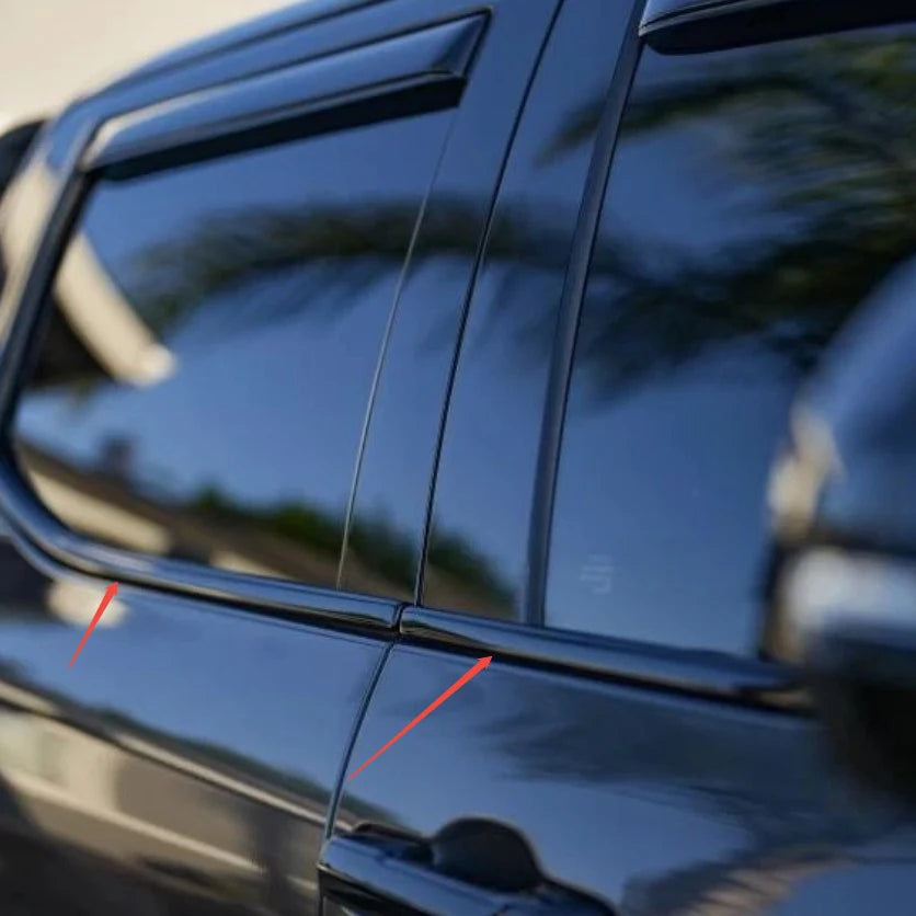 Exterior Window Trim Set for Toyota Tundra Weatherstrip Seal 2022-2026