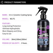 3-in-1 Nano Ceramic Paint Coating Spray
