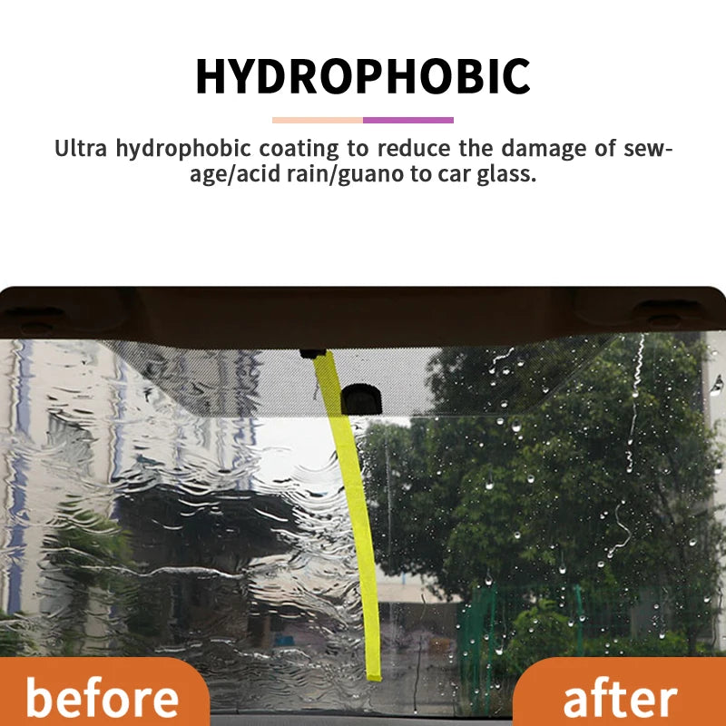 Automotive Glass Water-Repellent Anti-Rain Coating