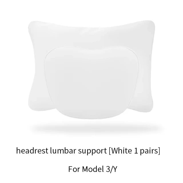 Neck Pillow and Lumbar Support for Tesla Model 3/Y