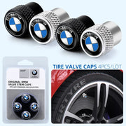 BMW M 50th-Style Aluminum Tire Valve Caps – 4-Piece Set