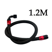 AN10 Stainless-Braided Fuel & Oil Hose Kit with Fittings, 1-1.2m