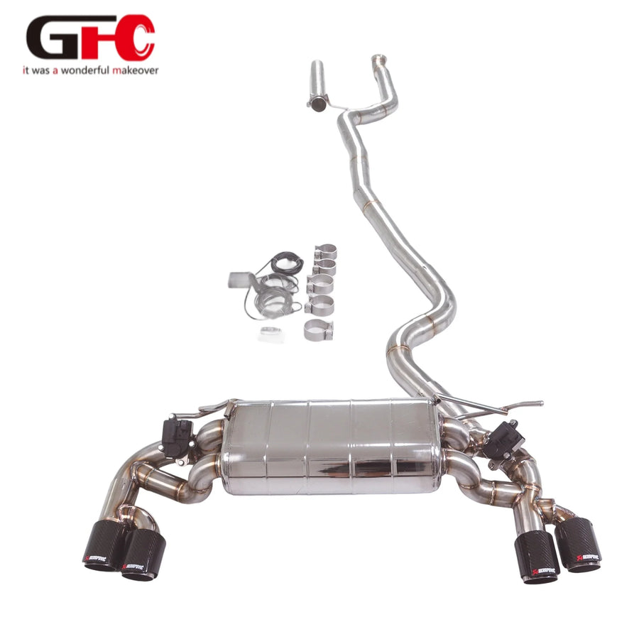 304 Stainless Steel Catback Exhaust System for BMW 220 2.0T 2013-2018 Valved
