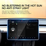 Rear Center Tempered-Glass Screen Protector for Tesla Model 3/Y Highland and Juniper