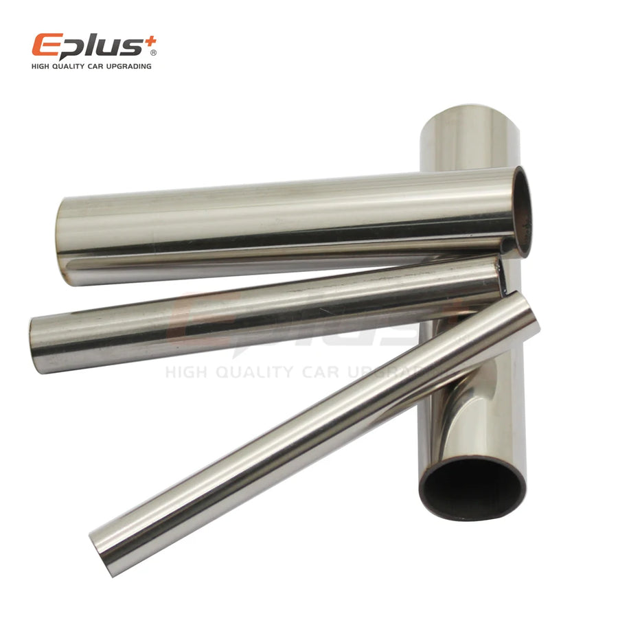 Universal 304 Stainless Steel Straight Exhaust Tubing, 500mm