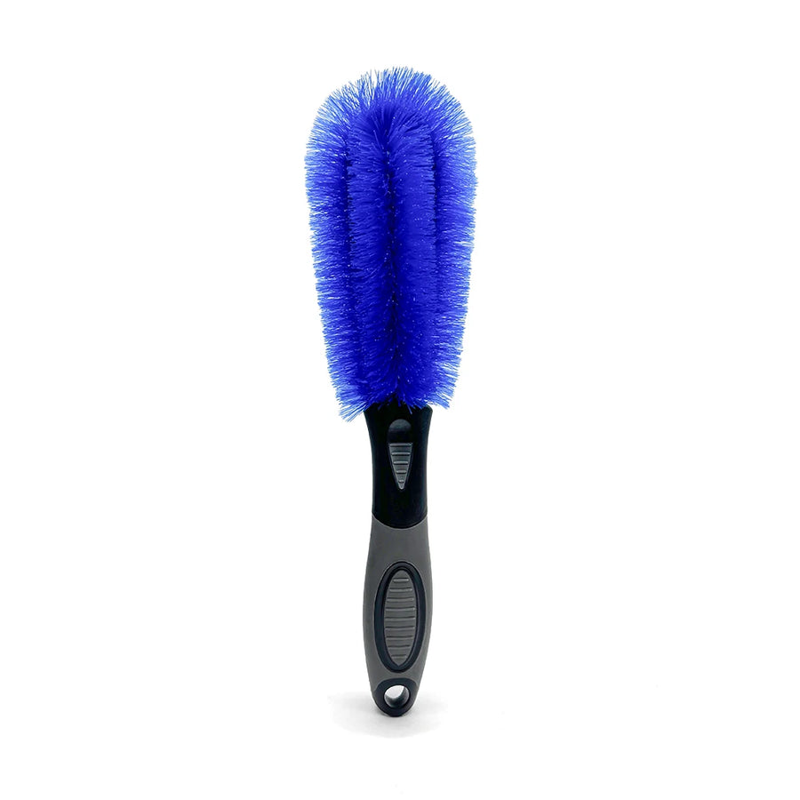 Blue Wheel & Tire Cleaning Brushes - Single or 3-Piece Set