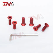6-Piece Car Modified Steering Wheel Screws Bolts + 1-Piece Hex Wrench