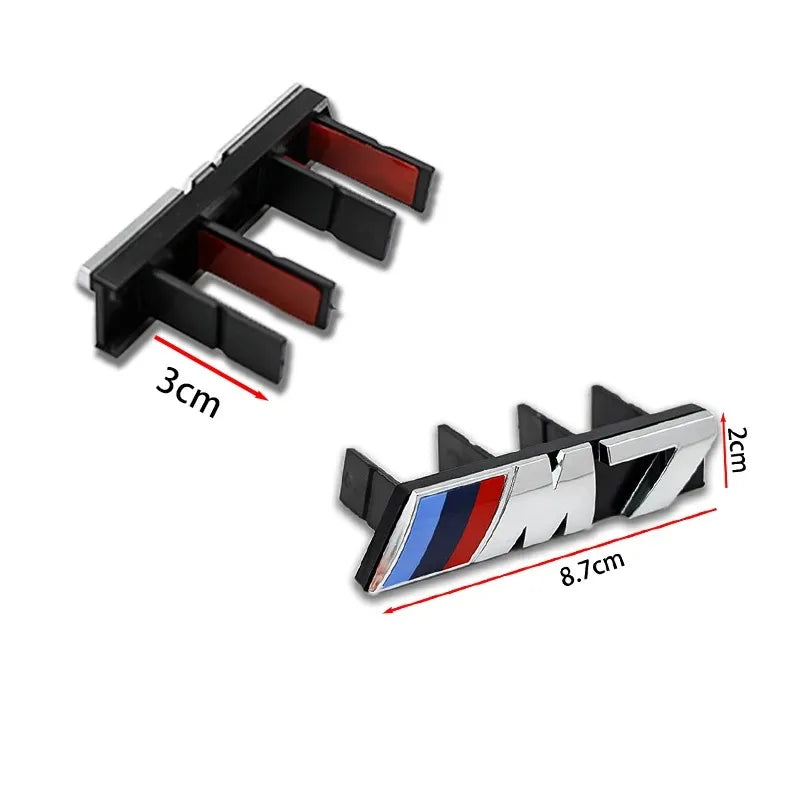 3D ABS M Front Grille Emblem Sticker for BMW E34 E36 E46 E90 F10 M1 M2 M3 M4 M5 M6 M7 M8