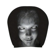 2-Piece Horror Design Car Headrest Covers – Universal Halloween Seat Decor