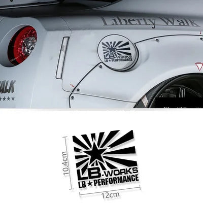 Liberty Walk Style Reflective Car Body Decal