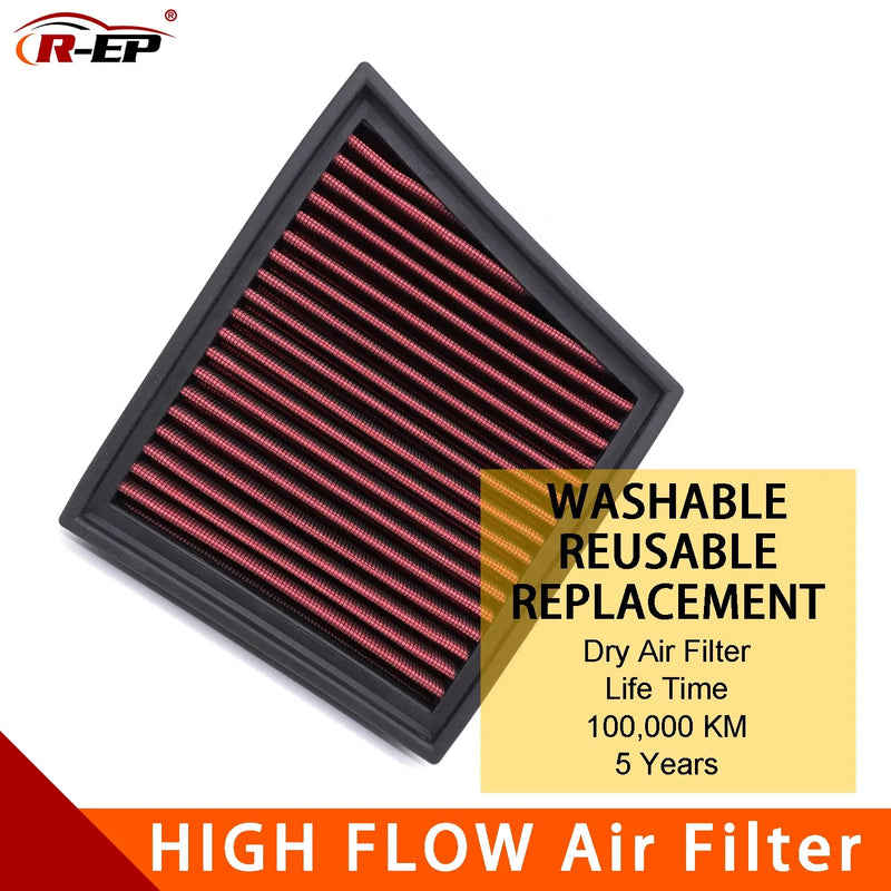 High-Flow Washable Engine Air Filter for Ford Fiesta/EcoSport/Transit