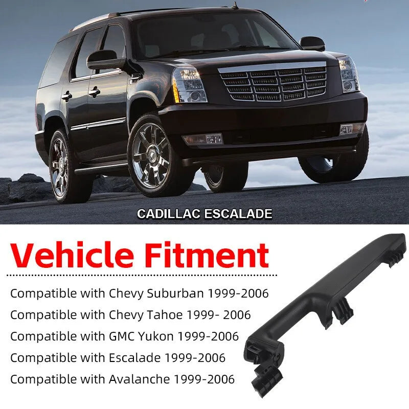 Front Left Driver Door Armrest Panel Black 88981548 15703701 for GMC Sierra Chevrolet Tahoe Silverado