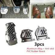 Non-Slip Aluminum Manual Pedal Cover Set – 2/3-Piece