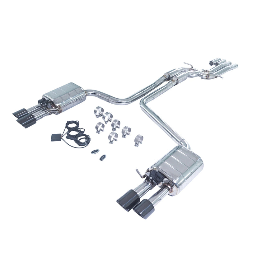 304 Stainless Steel Catback Exhaust System for Audi A6 A7 2.8 3.0T C7 2009-2018