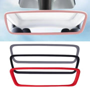 Silicone Rear View Mirror Protector Frame for Tesla Model 3 Y S X Center Console Interior Rearview
