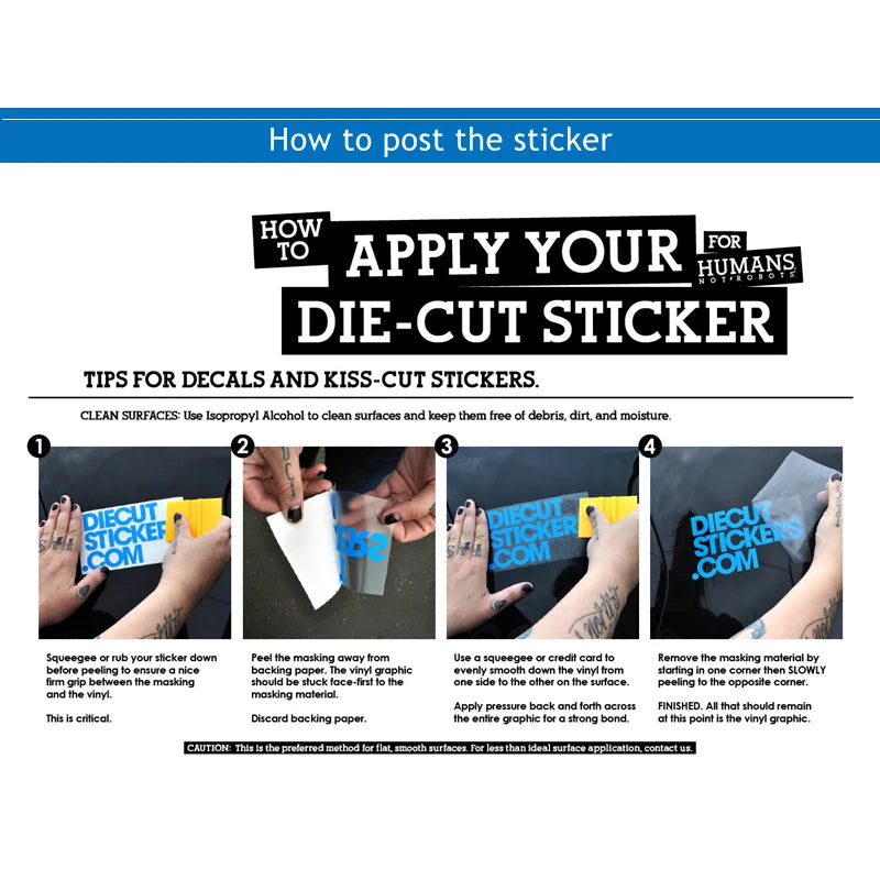 1-Piece Reflective Sport Side Fender Decal Set