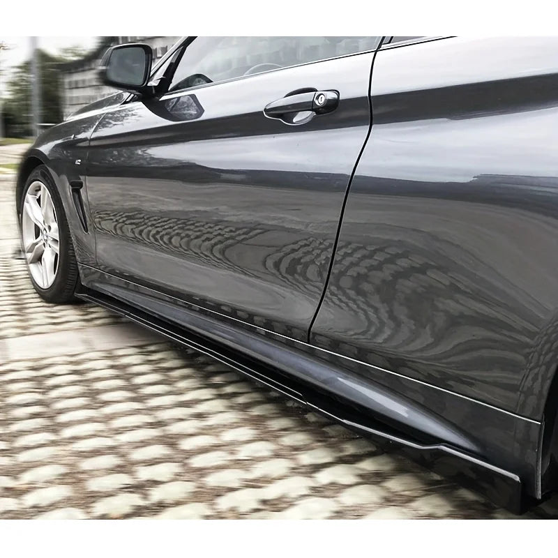 Gloss Black Side Skirt Extension Set for 2020+ BMW 3 Series