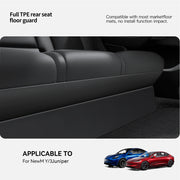 Rear Seat Anti-kick Protective Mat for Tesla Model 3/Y