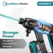 5-in-1 Cordless Pressure Washer Gun for 18V Tool Batteries