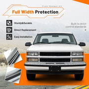 Chrome Front Bumper Kit – 1988–2000 Chevrolet/GMC C/K & SUVs