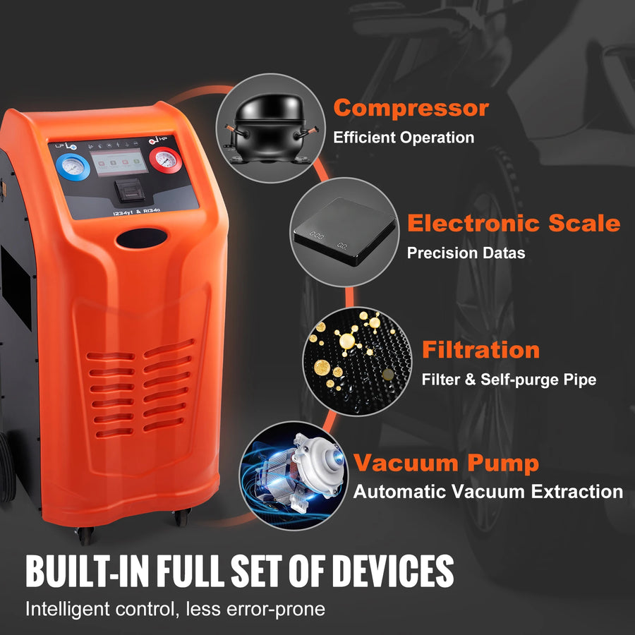 Automatic Automotive Refrigerant Recovery & Recharge Machine