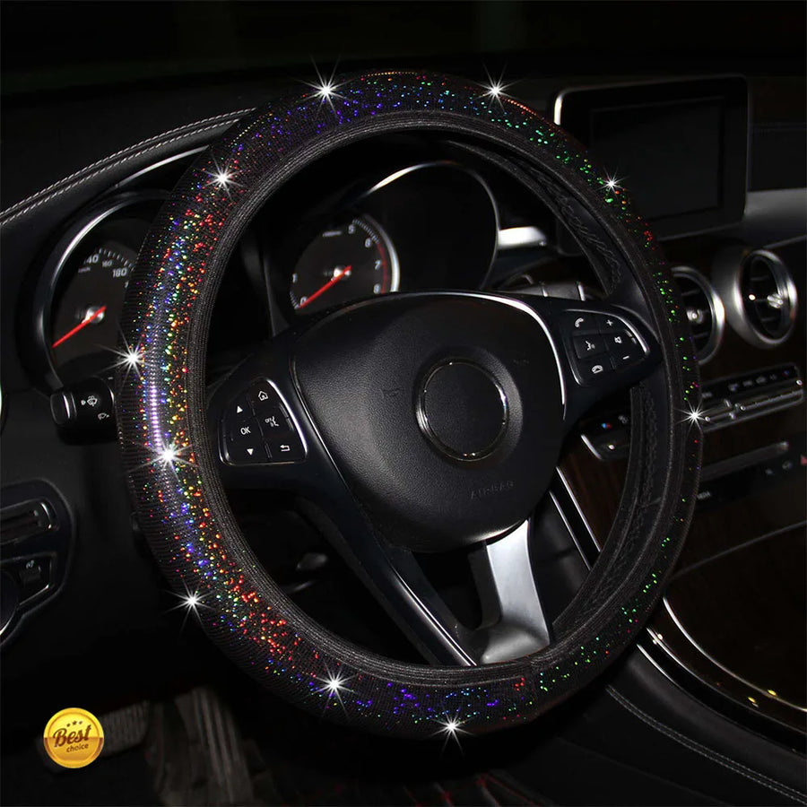 Steering Wheel Cover – PU leather, 15 inch, 15 inch