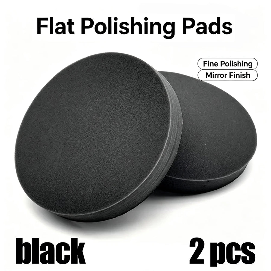 7-Inch Wavy Foam Car Polishing Pads - 2-Pack