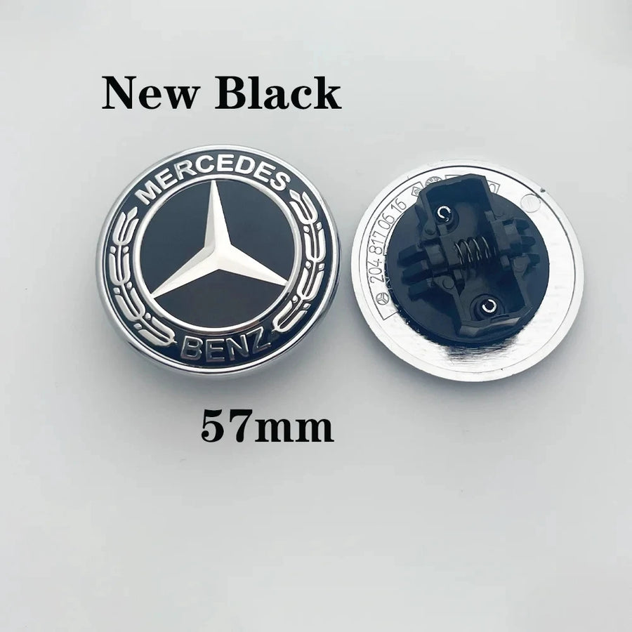 57 mm Hood Badge Emblem for Select Mercedes-Benz Models
