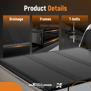 6.5-Foot Hard Tri-Fold Tonneau Cover for 2007–2021 Toyota Tundra