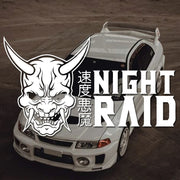 JDM Night Raid Waterproof Vinyl Decal