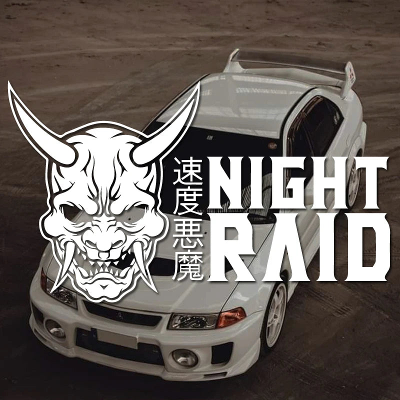 JDM Night Raid Waterproof Vinyl Decal