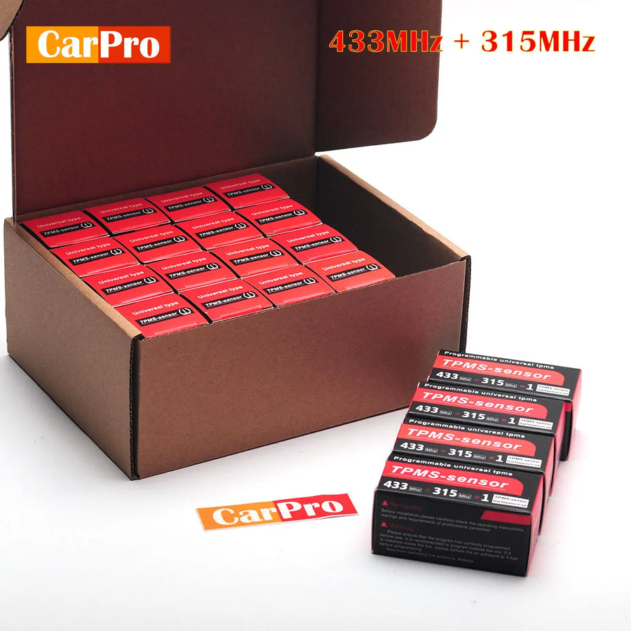Programmable TPMS Tire Pressure Sensor (433MHz + 315MHz)