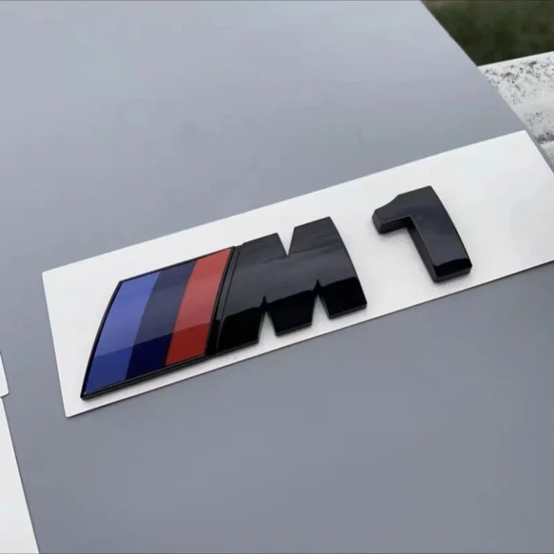 BMW M Performance 3D Fender and Rear Trunk Emblem Badge