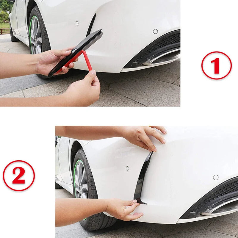 Bumper Canard & Vent Trim Set for 2014–2019 Mercedes-Benz C-Class